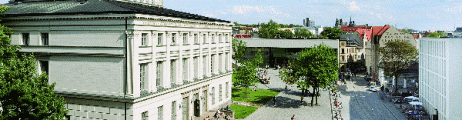 Campus und Uniplatz der Universität Halle-Wittenberg