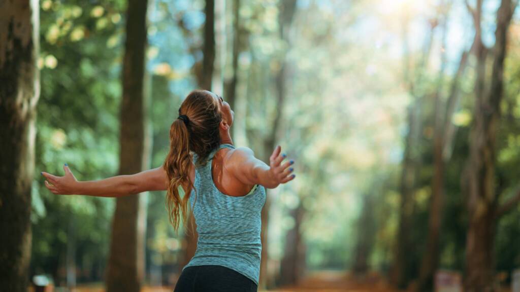 Sport in der Natur für mentale Gesundheit