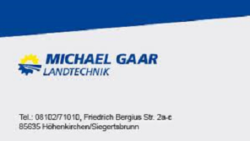 Firmenlogo: Michael Gaar Landtechnik